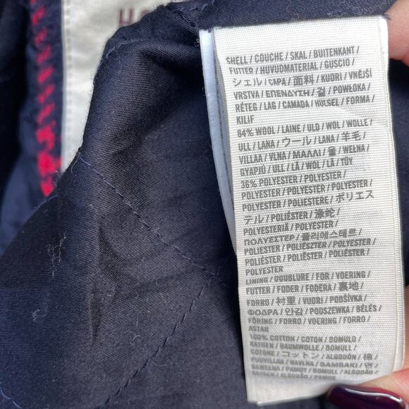 Y2K Red Plaid and Faux Fur Trim Hollister Jacket - Picture 5 of 5